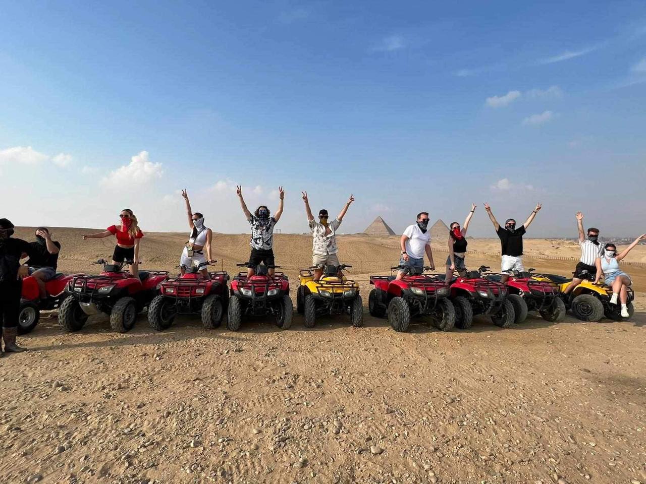 ATV QUAD BIKE RIDE AT GIZA PYRAMIDS